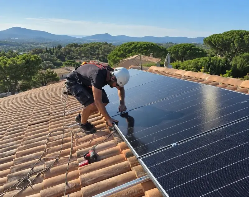 Installateur panneaux solaires Saint-Uze — pose photovoltaïque sur toiture