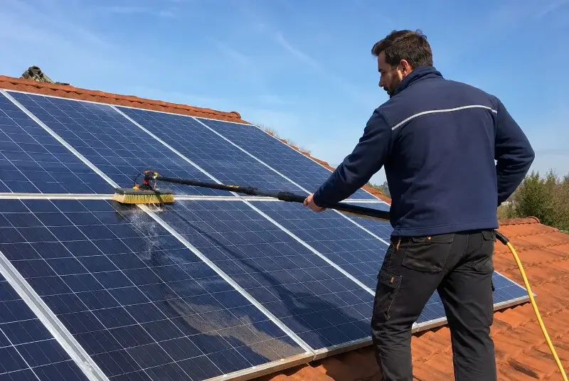 Nettoyage et entretien de panneaux solaires à Saint-Uze